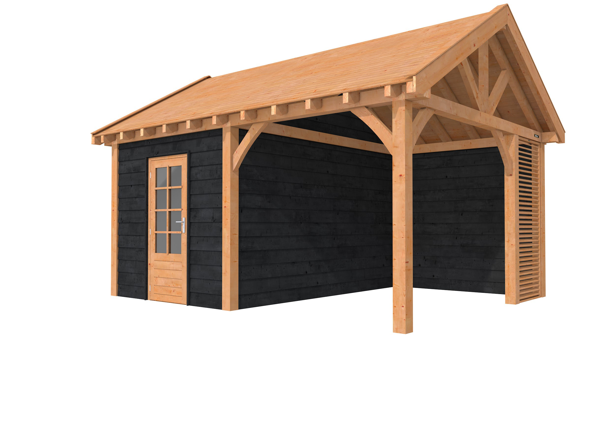 Douglas Zweeds rabat 1 zijde geschaafd, 1 zijde fijnbezaagd 1,1-2,7 x 19 - Afbeelding 1056